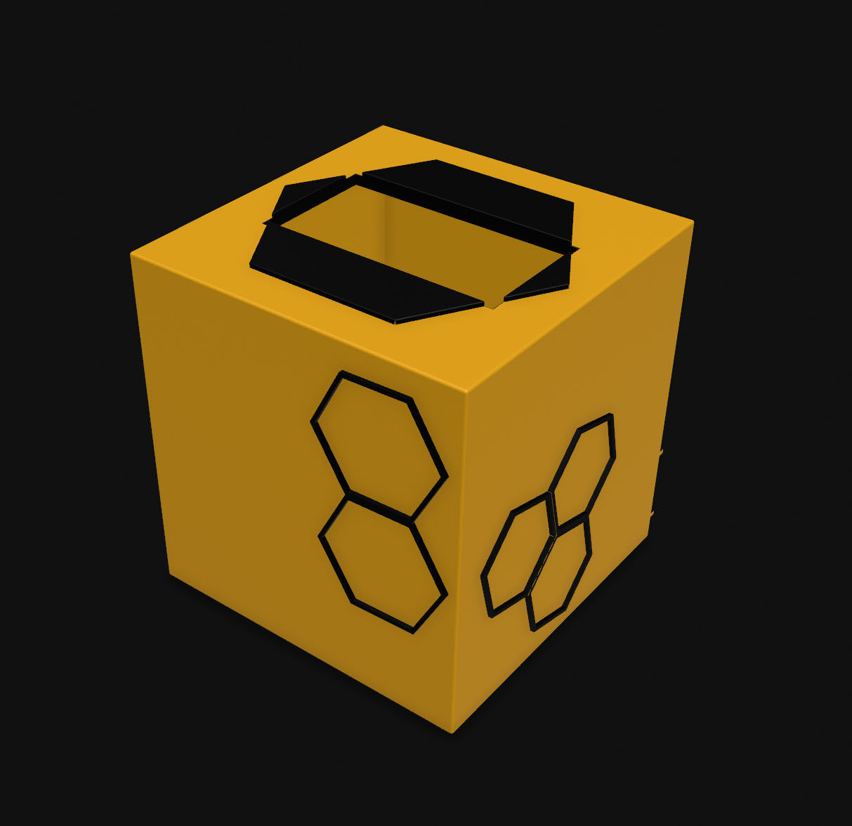 Honeycomb Tissue Box Cover