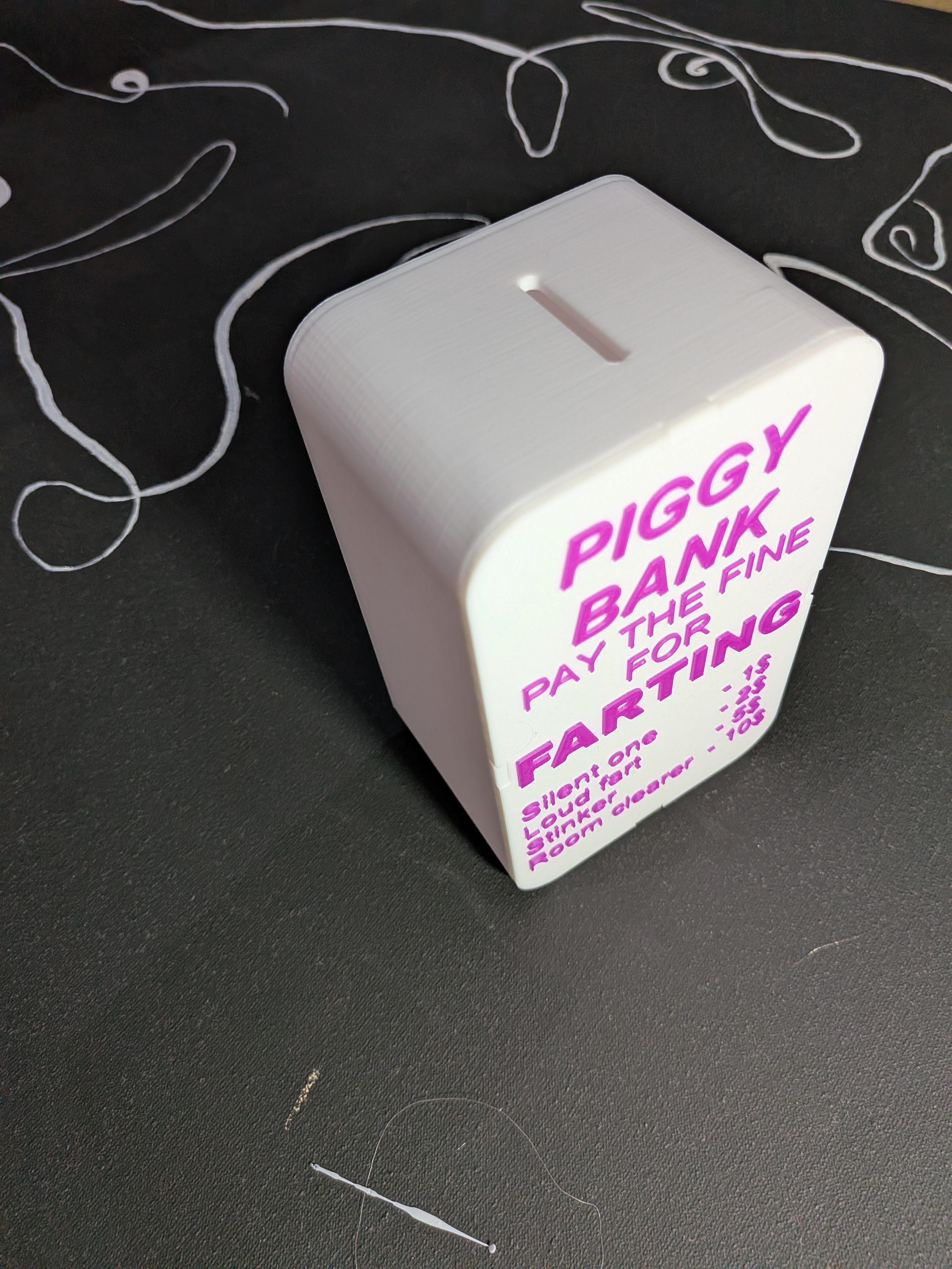 Piggy Bank - Pay 1-10$ Penalty Jar -Funny Gag
