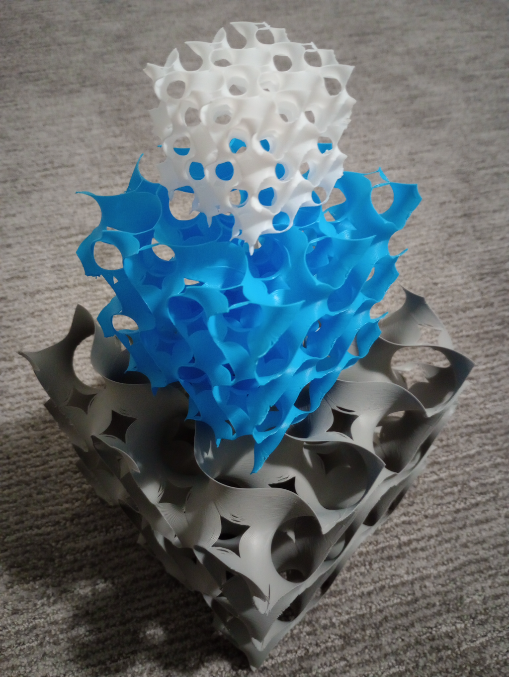 Gyroid Infill Cubes