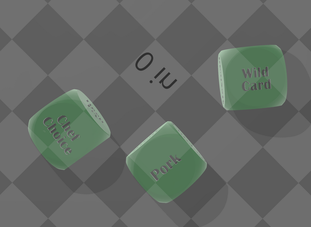 Food Dice - Home Edition