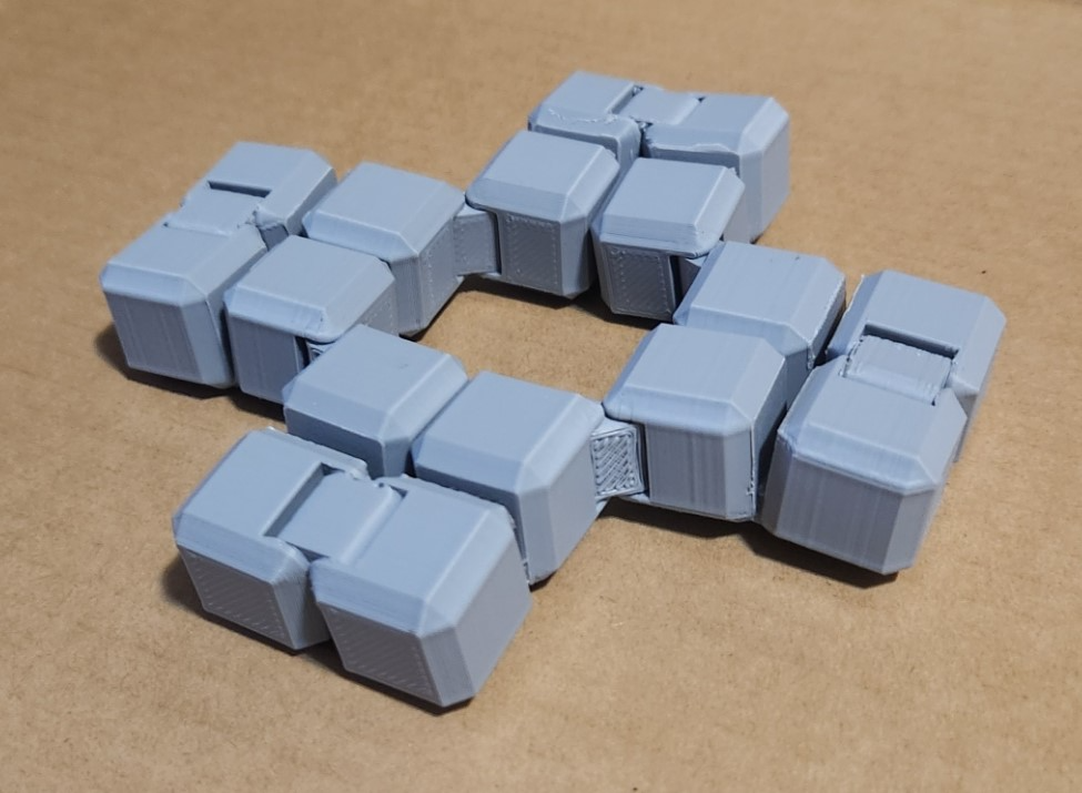 Yet Another Fidget Infinity Cube V2 - 16 Part