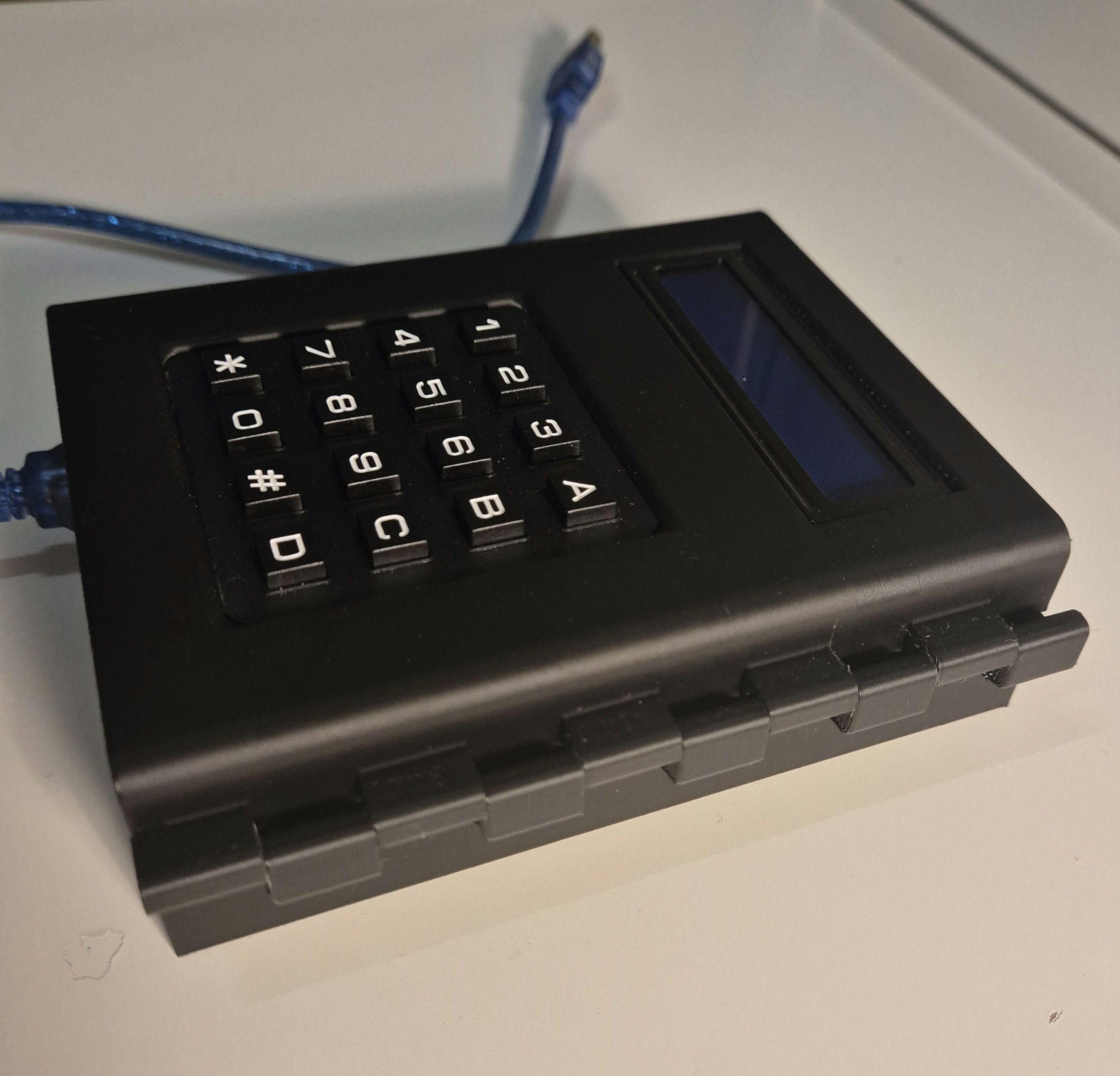 DIY Print-in-Place Matrix Keypad & LCD Holder