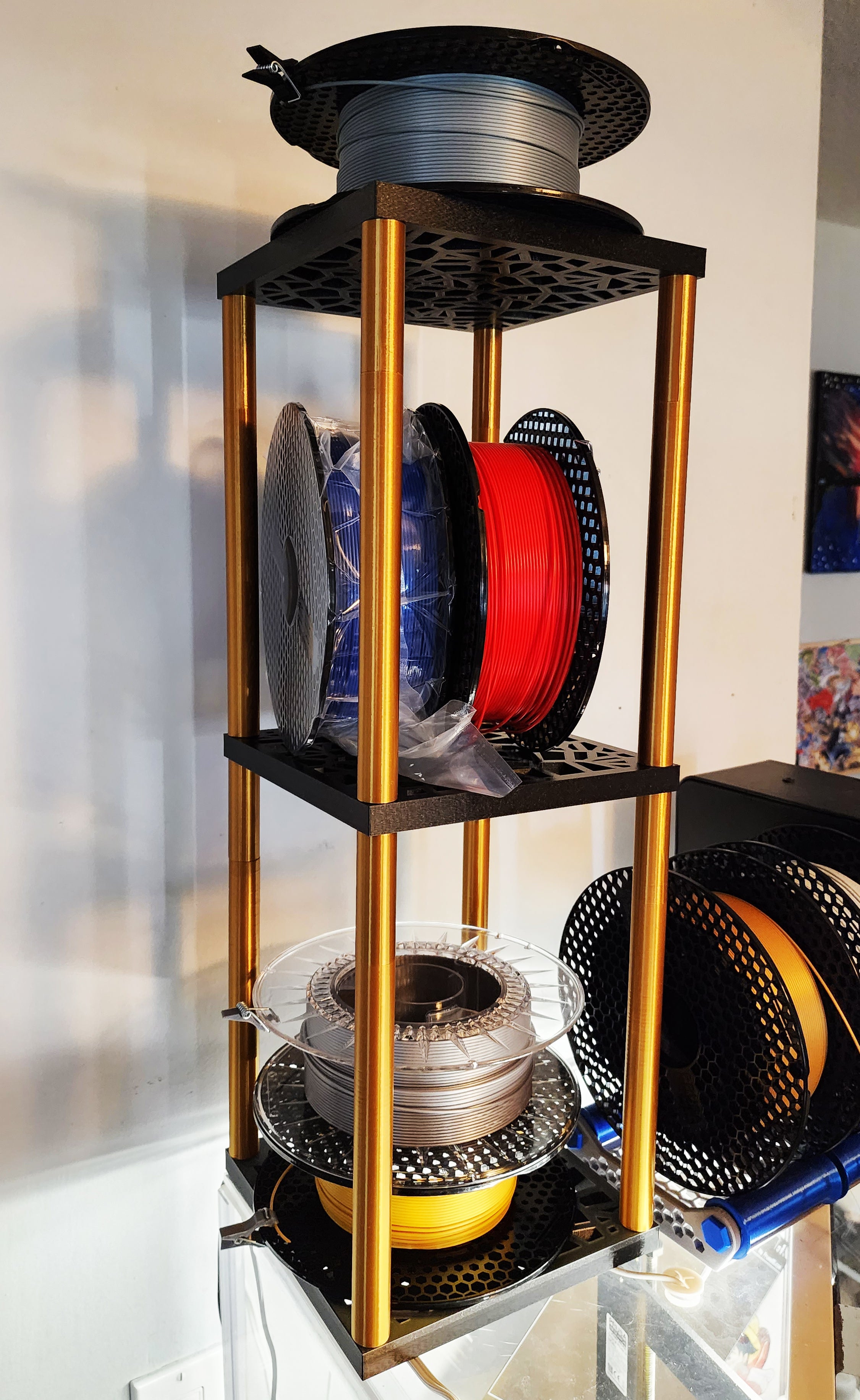 20x20cm Voronoi Tower Shelf