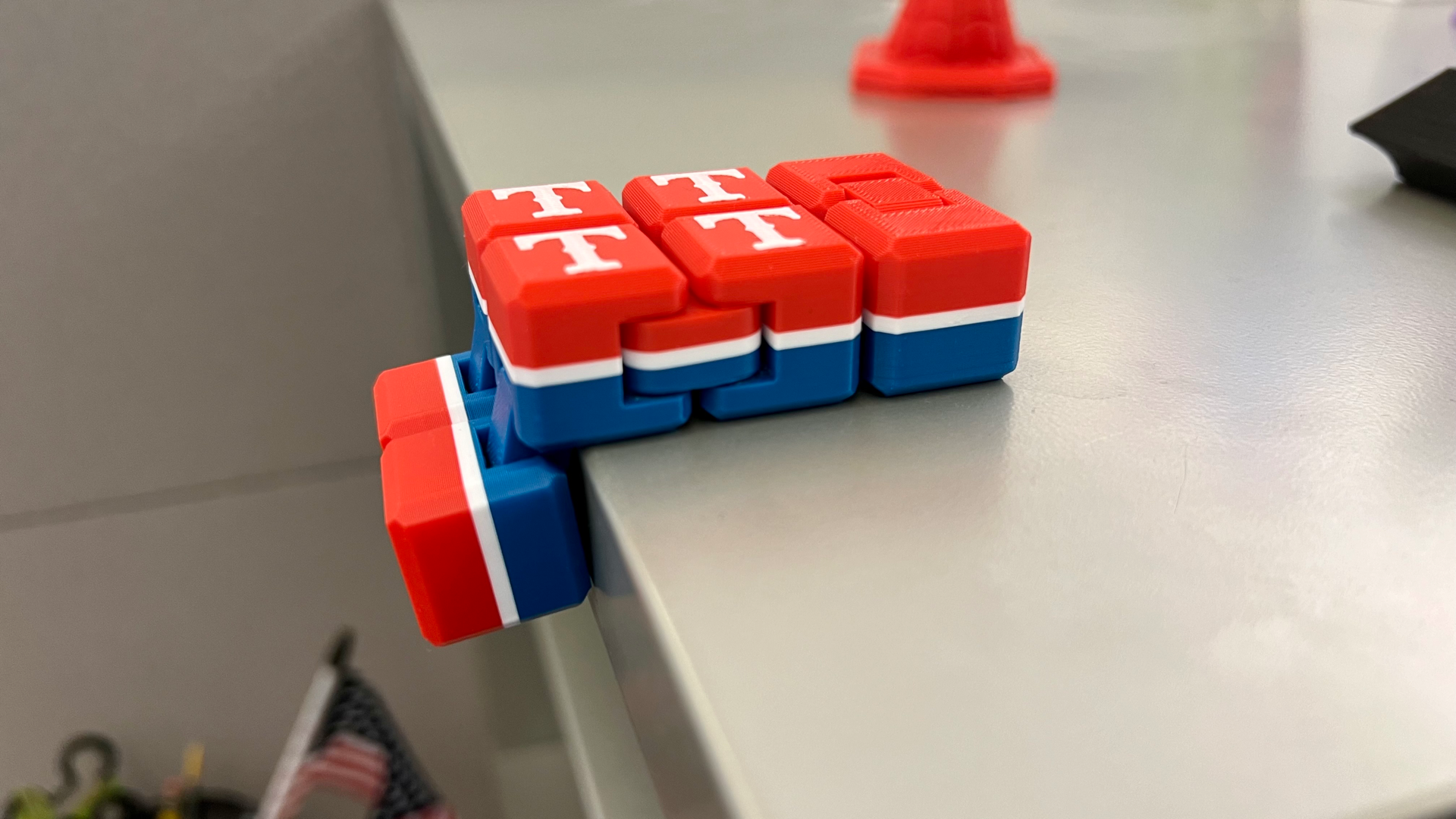 Texas Rangers Infinity Cube