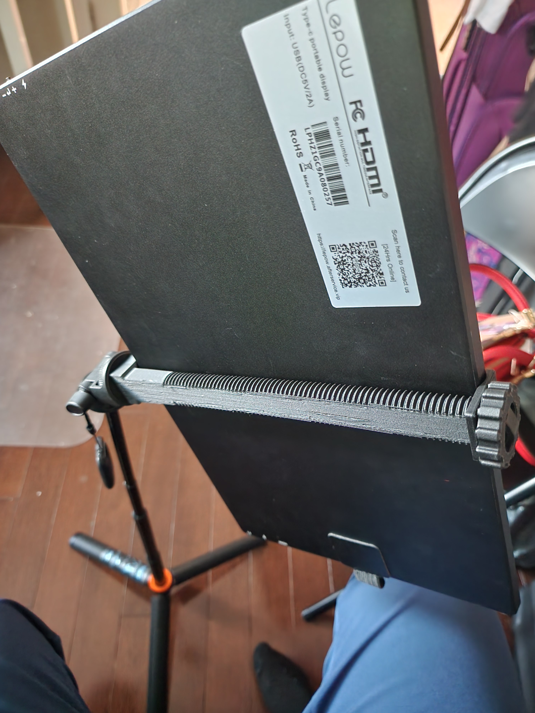 Tablet and Monitor Tripod Mount