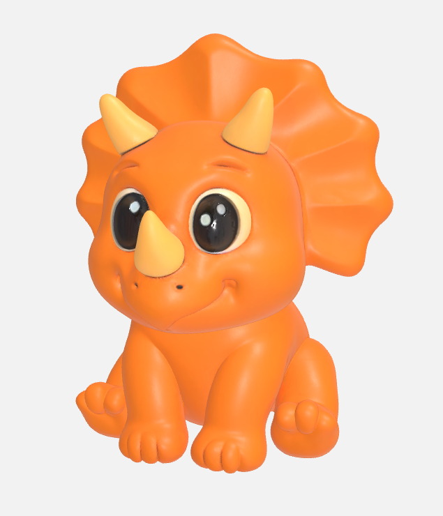 cute Dinosaur Triceratops
