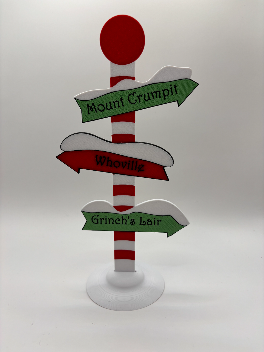 Grinch Sign & Mount Crumpit
