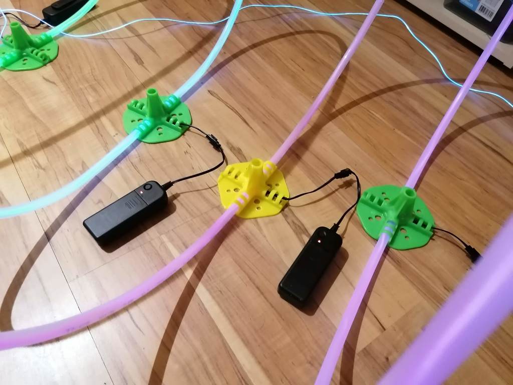 Led drone gates / rings for microwhoops