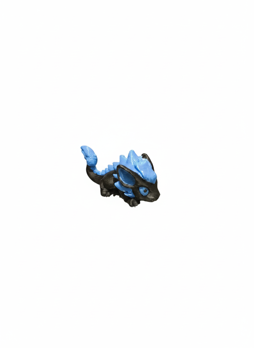 Mini crystal dragon