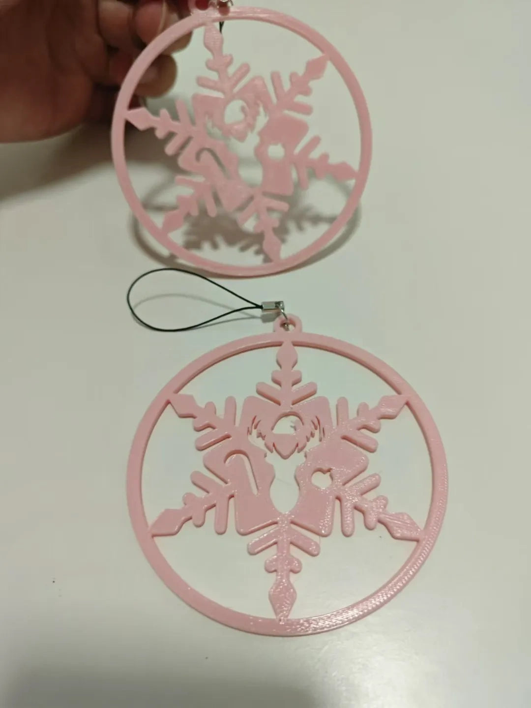 圣诞节雪花麋鹿挂饰