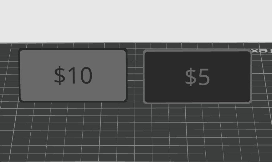 Custom Standing Price Sign