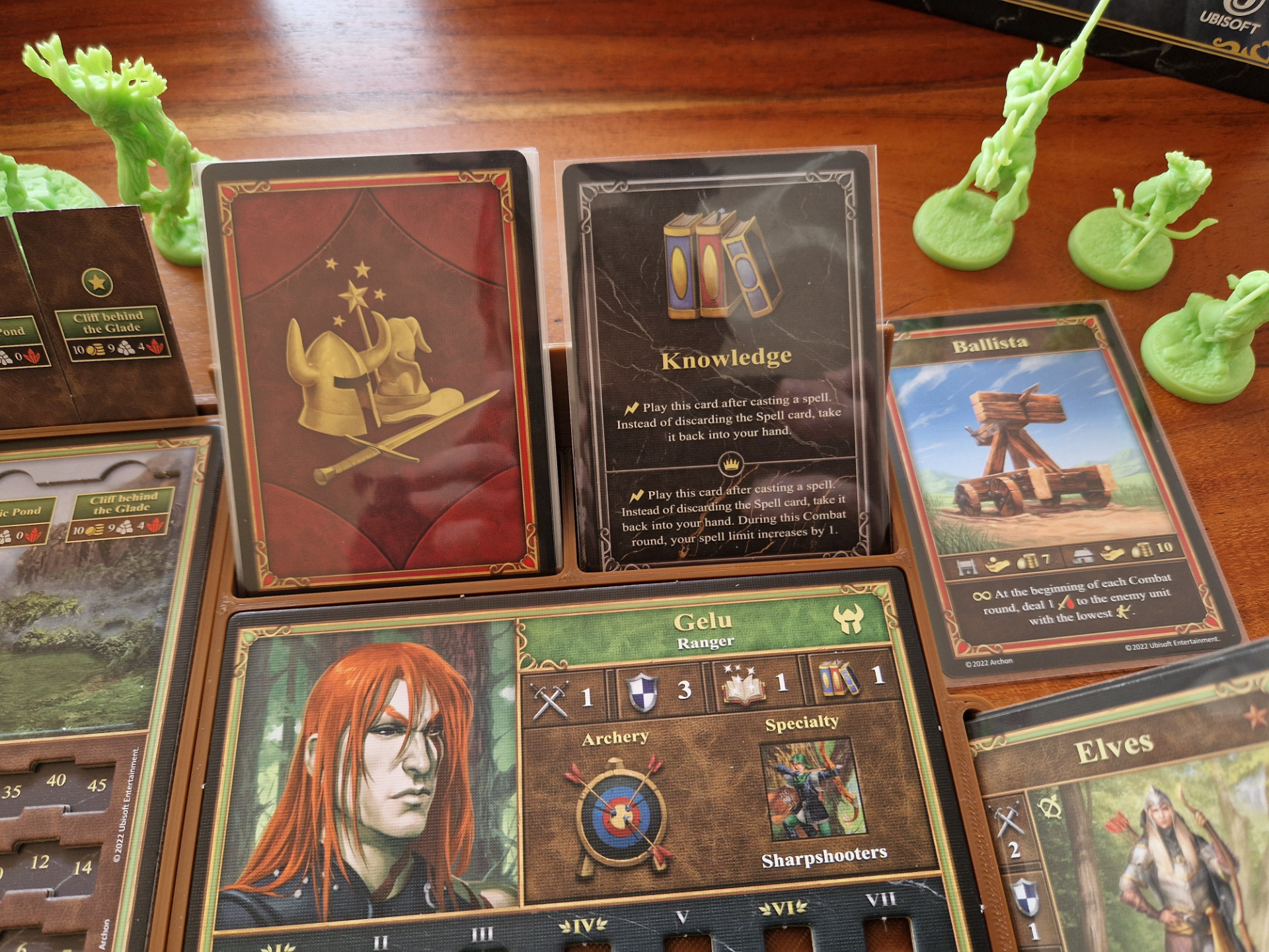 Player dashboard for Heroes 3 Board Game