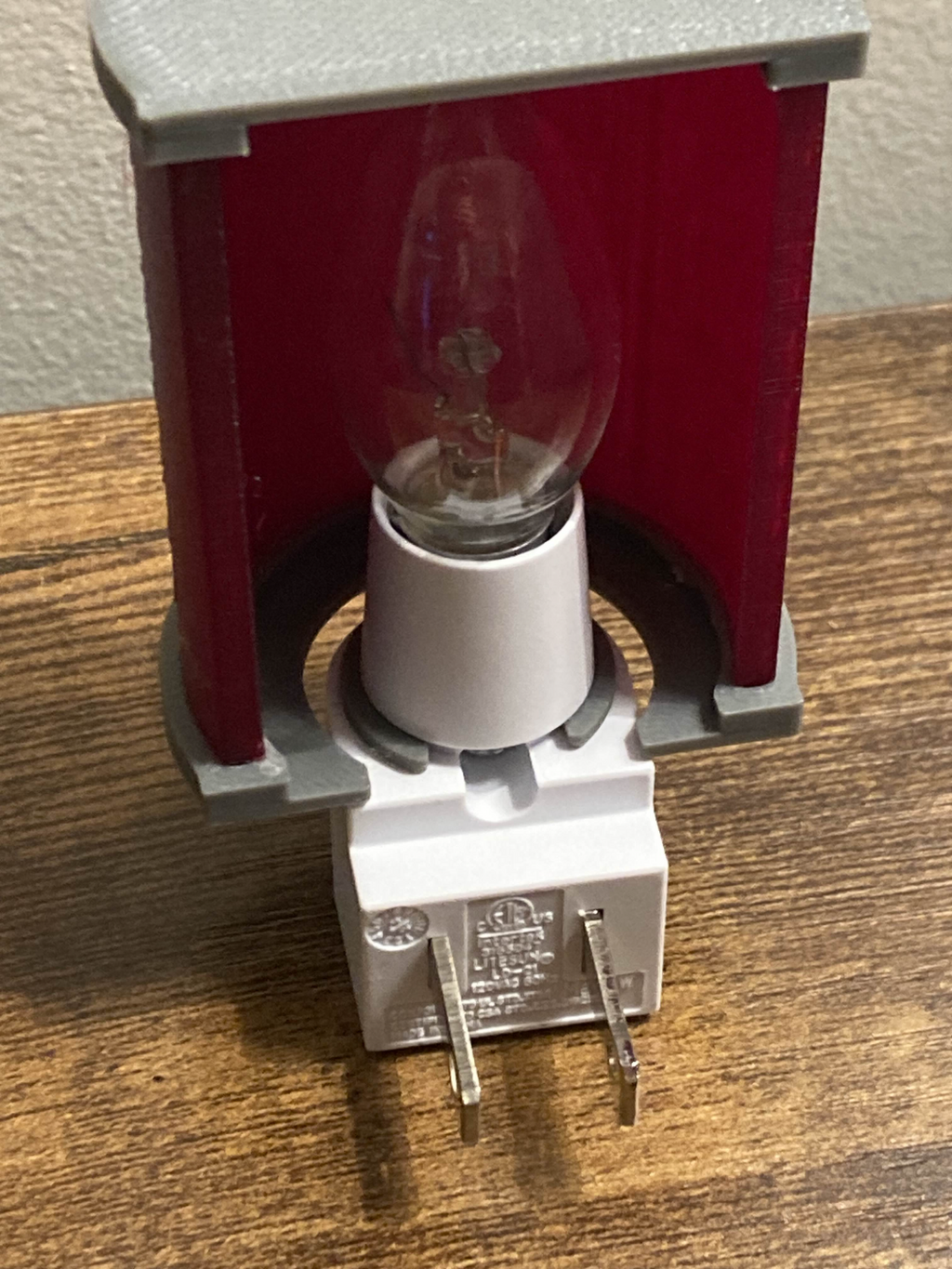 Engraved night light lampshade (fits generic)