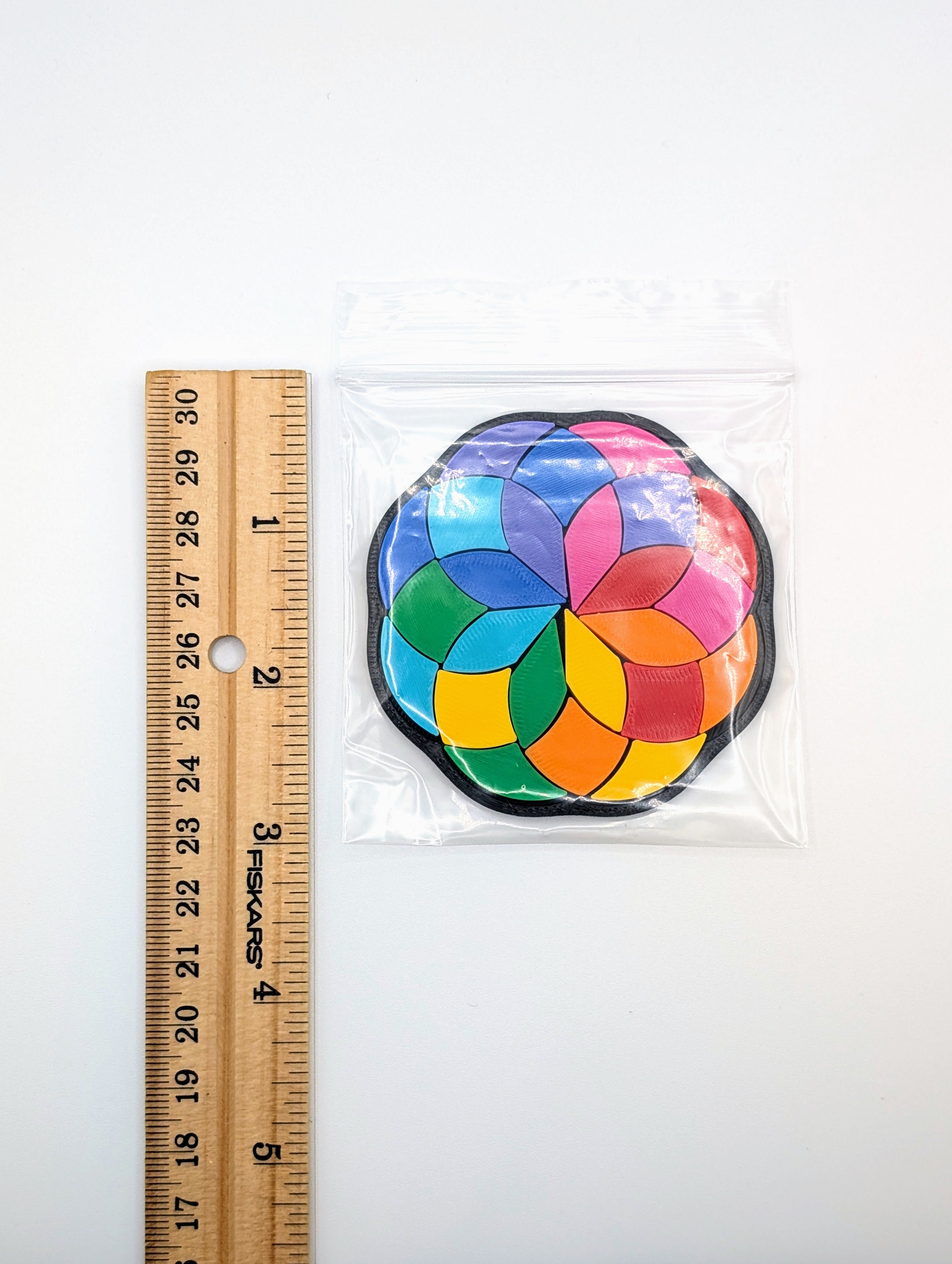 Circle Mosaic Rainbow Puzzle