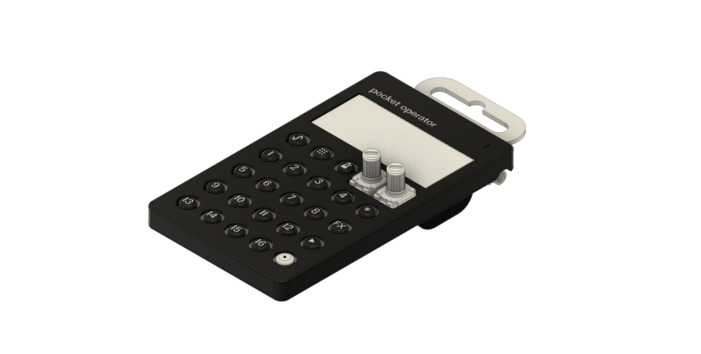 Pocket Operator Slim Case (inspired by official TE silicon case)