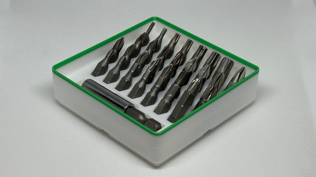 Gridfinity 2x2x3 Hex Bit holder