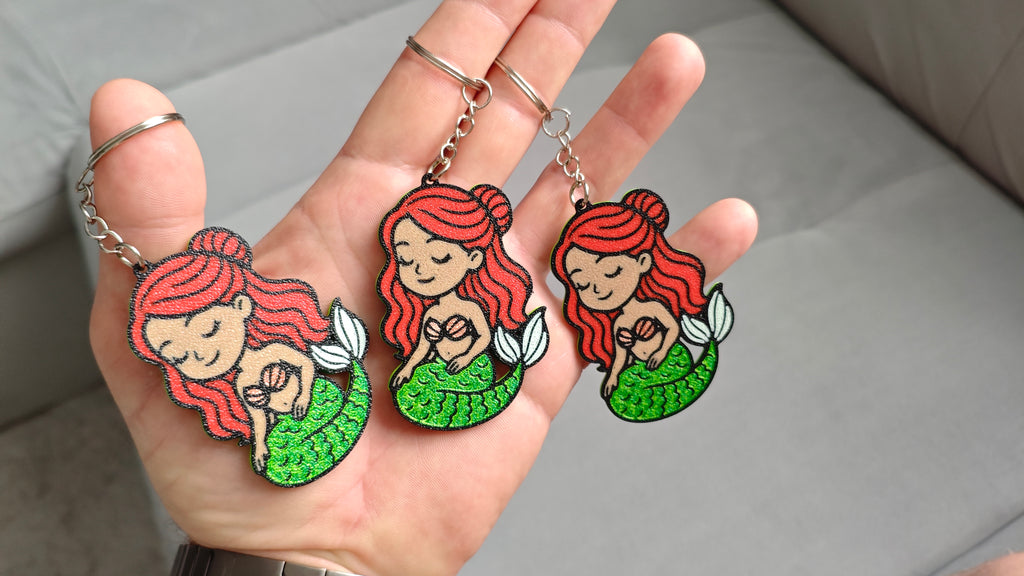 Cute Mermaid - Keychain