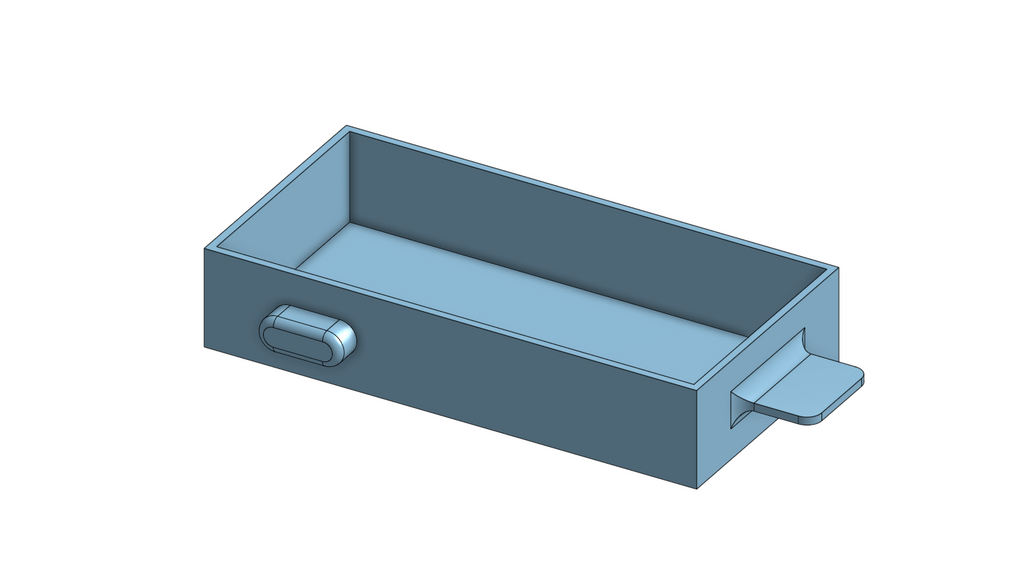 Simple under the desk drawer