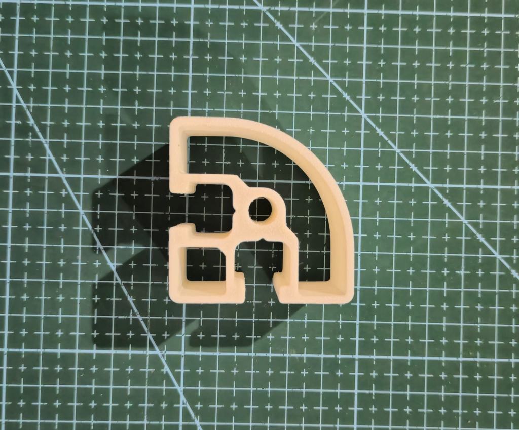 Profilo in alluminio 45x45mm curvo