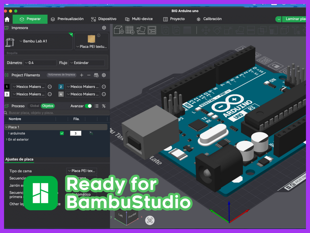 Giant Arduino UNO R3 – Multicolor Print
