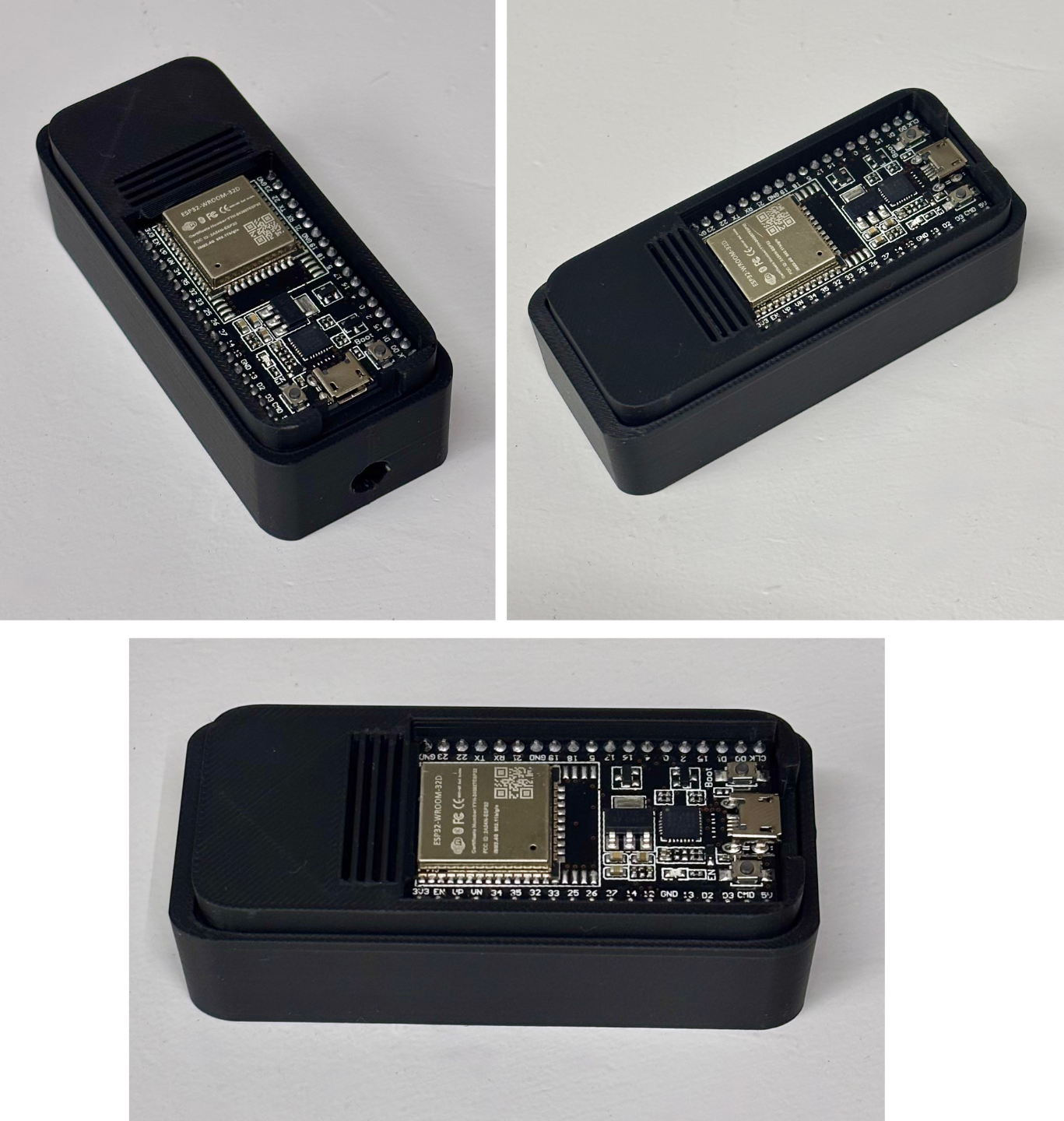 Case for ESP32-WROOM-32D board with longer Wifi