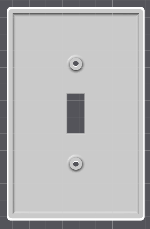 Cube Light Switch Cover
