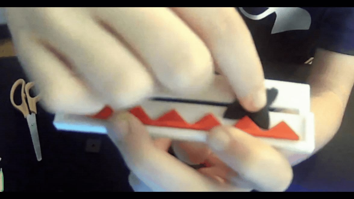 Irregular wheel demonstration model
