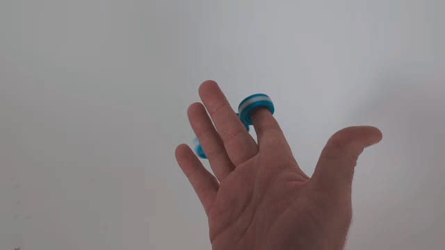 Triple Spinner Fidget Toy (Compact Version)