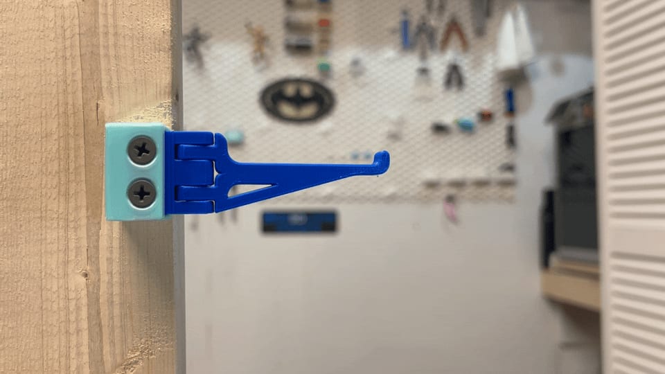 Screw Mount Hinged Hook [Requested Remix] (Swivel)
