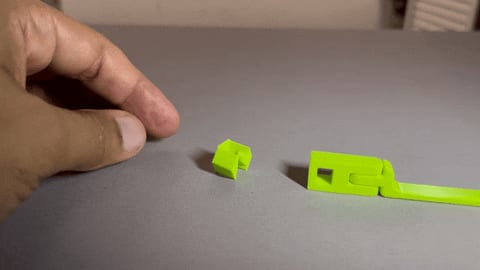 Hinged Hooks for HSW (honeycomb storage wall)