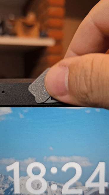 ultra-slim laptop webcam cover 0.75mm