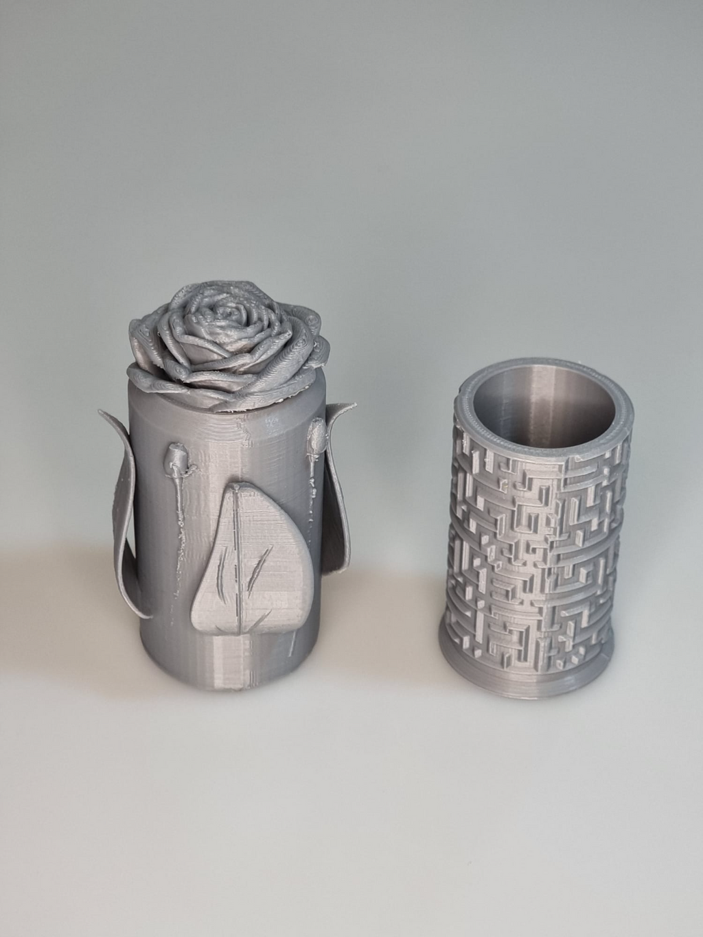 Puzzle Box / Cylinder Maze with Rose