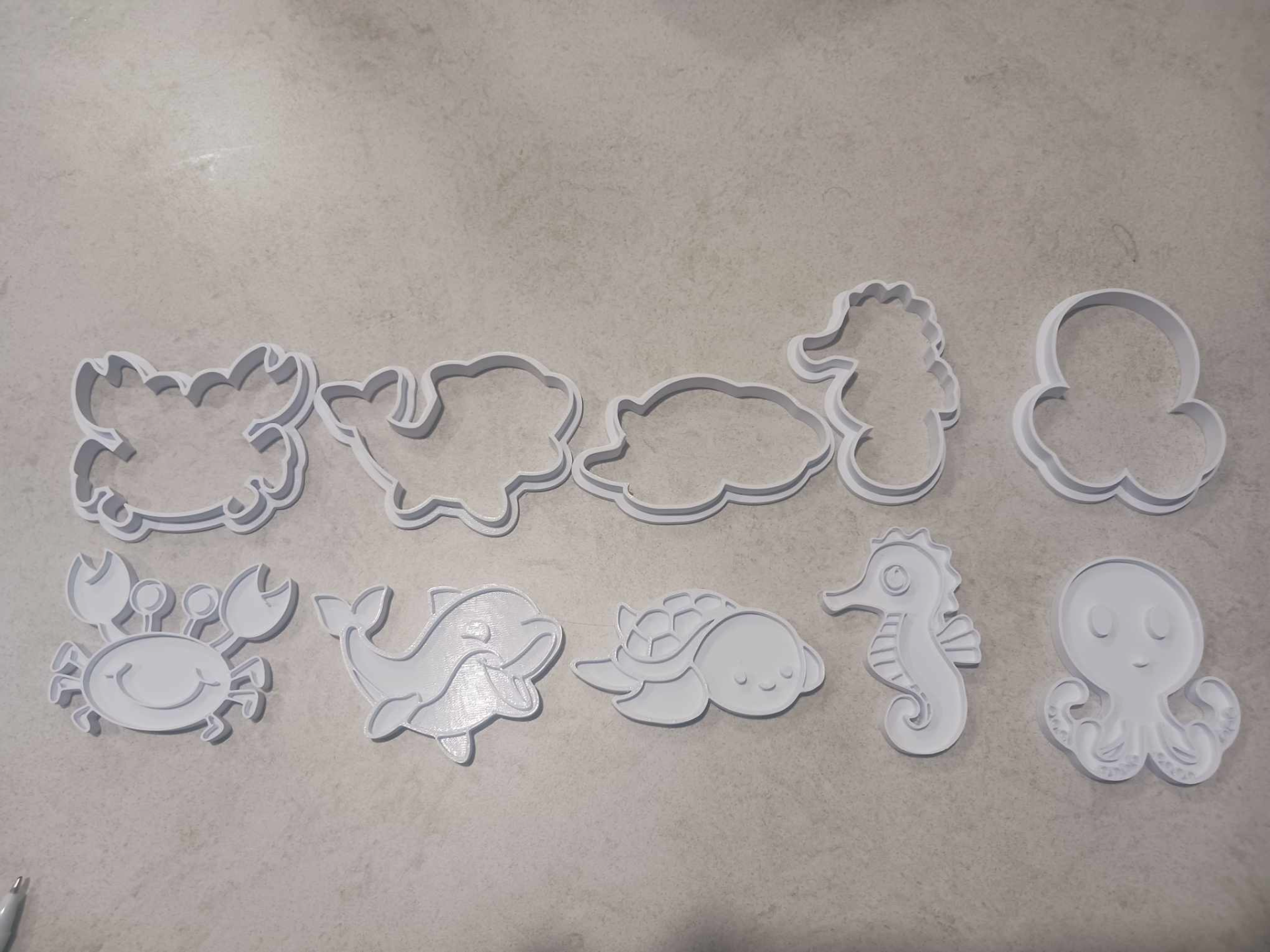 Sea Animals Cookie Cutters and Stamps