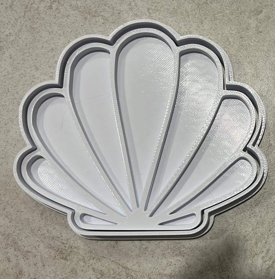 Shell Cookie Cutter and Stamp
