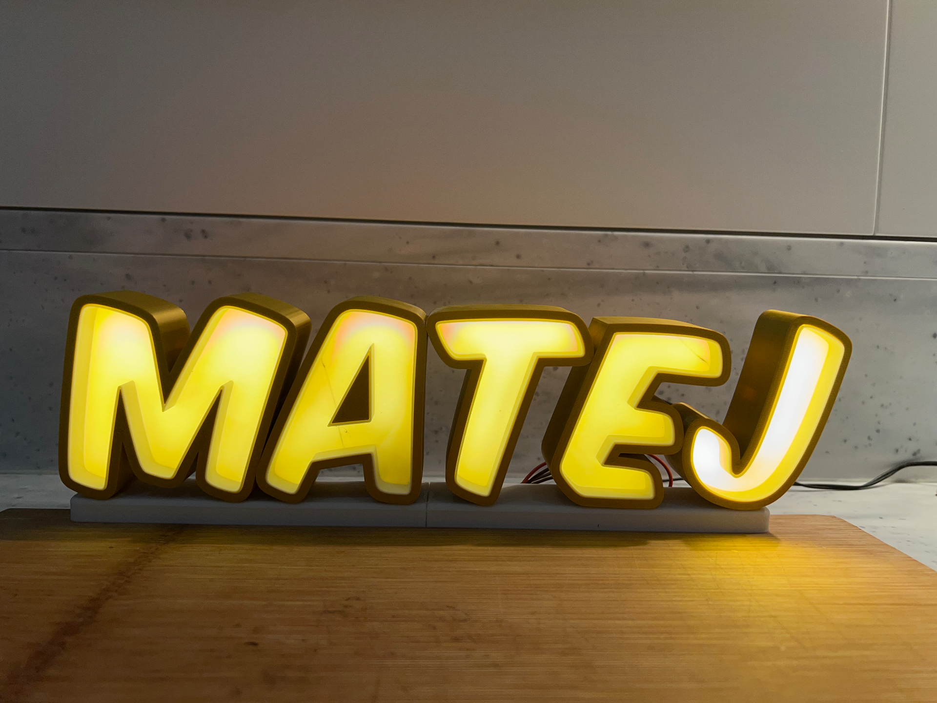 LED Light Sign Letter Diffusers (Full Alphabet)