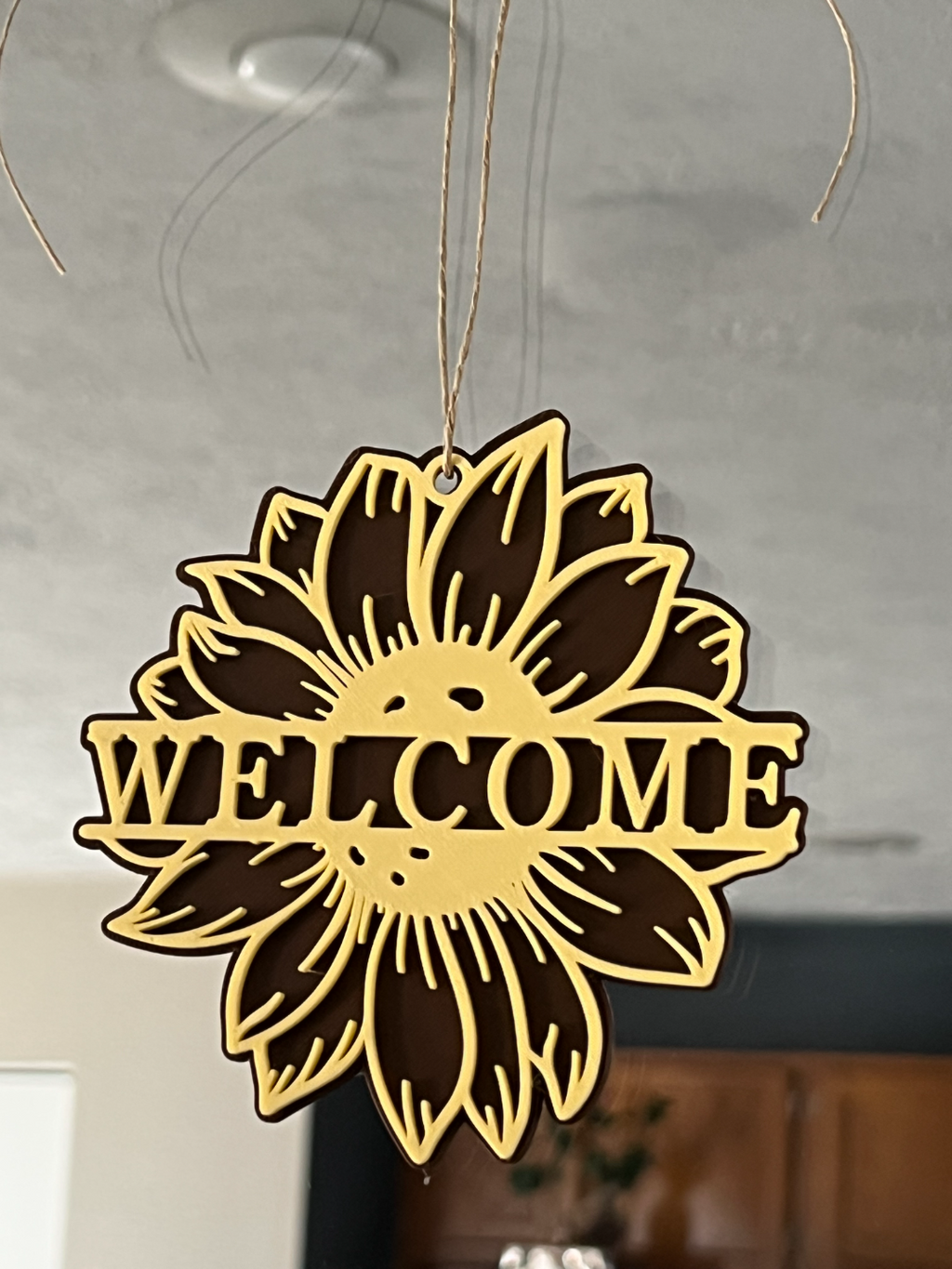 Welcome Sunflower Sign