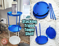 Stacking Tripod Tower Shelf
