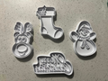Christmas Cookie Cutter and Stamp Set