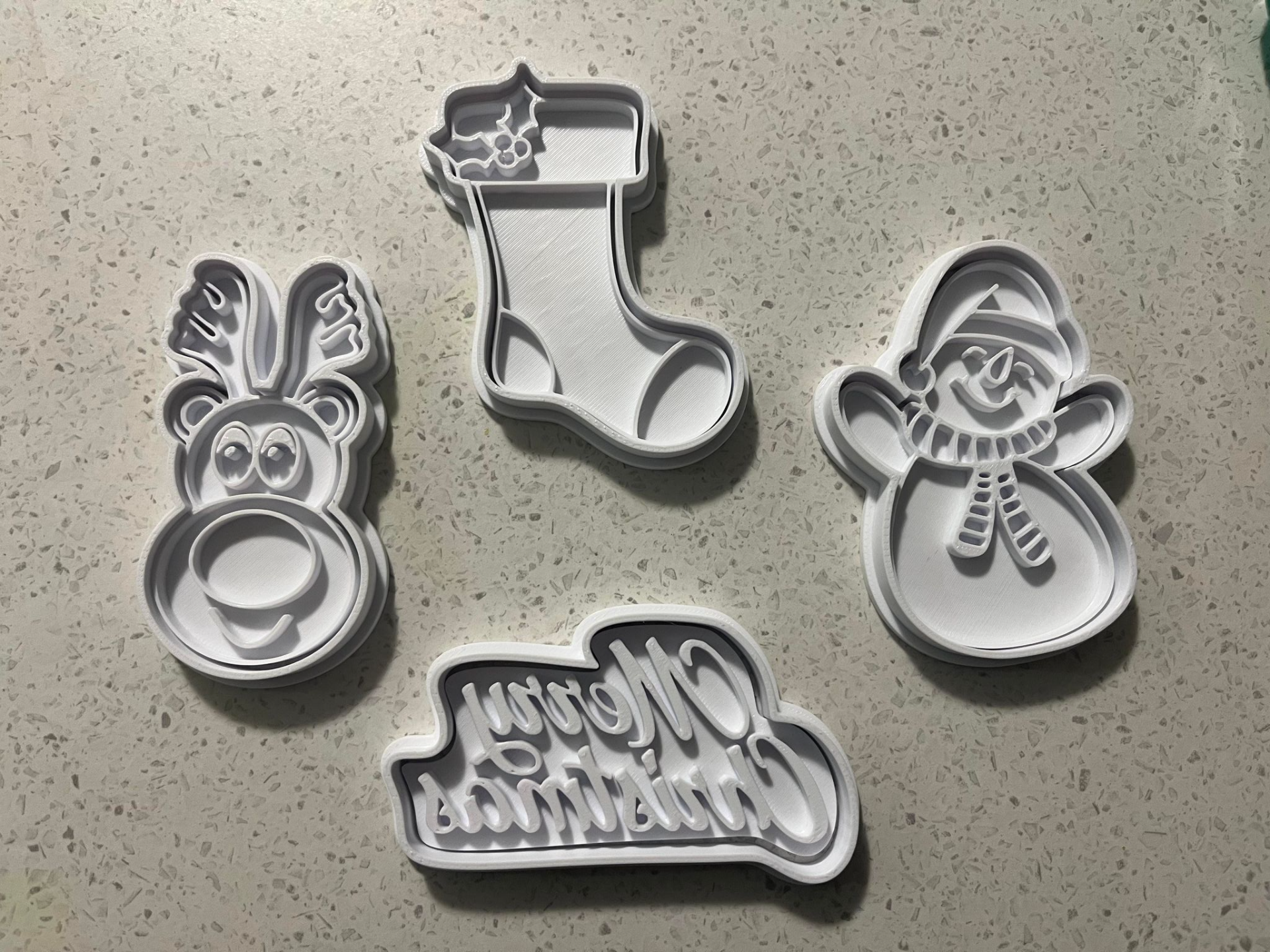 Christmas Cookie Cutter and Stamp Set