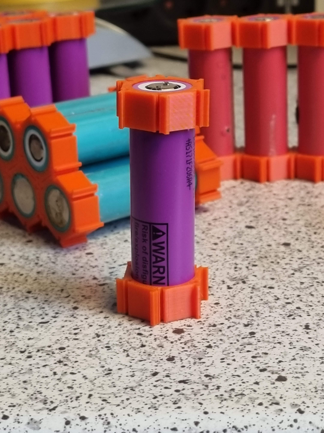18650 Battery Bracket Holder System