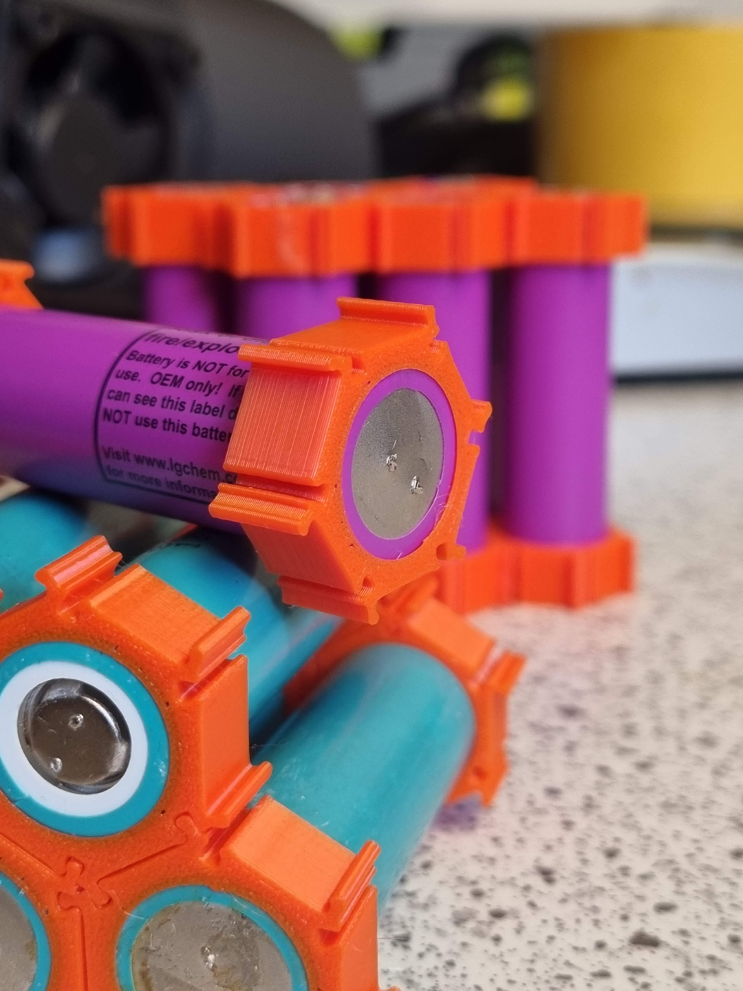 18650 Battery Bracket Holder System