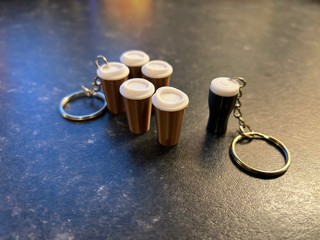 Coffee Cup Keychain