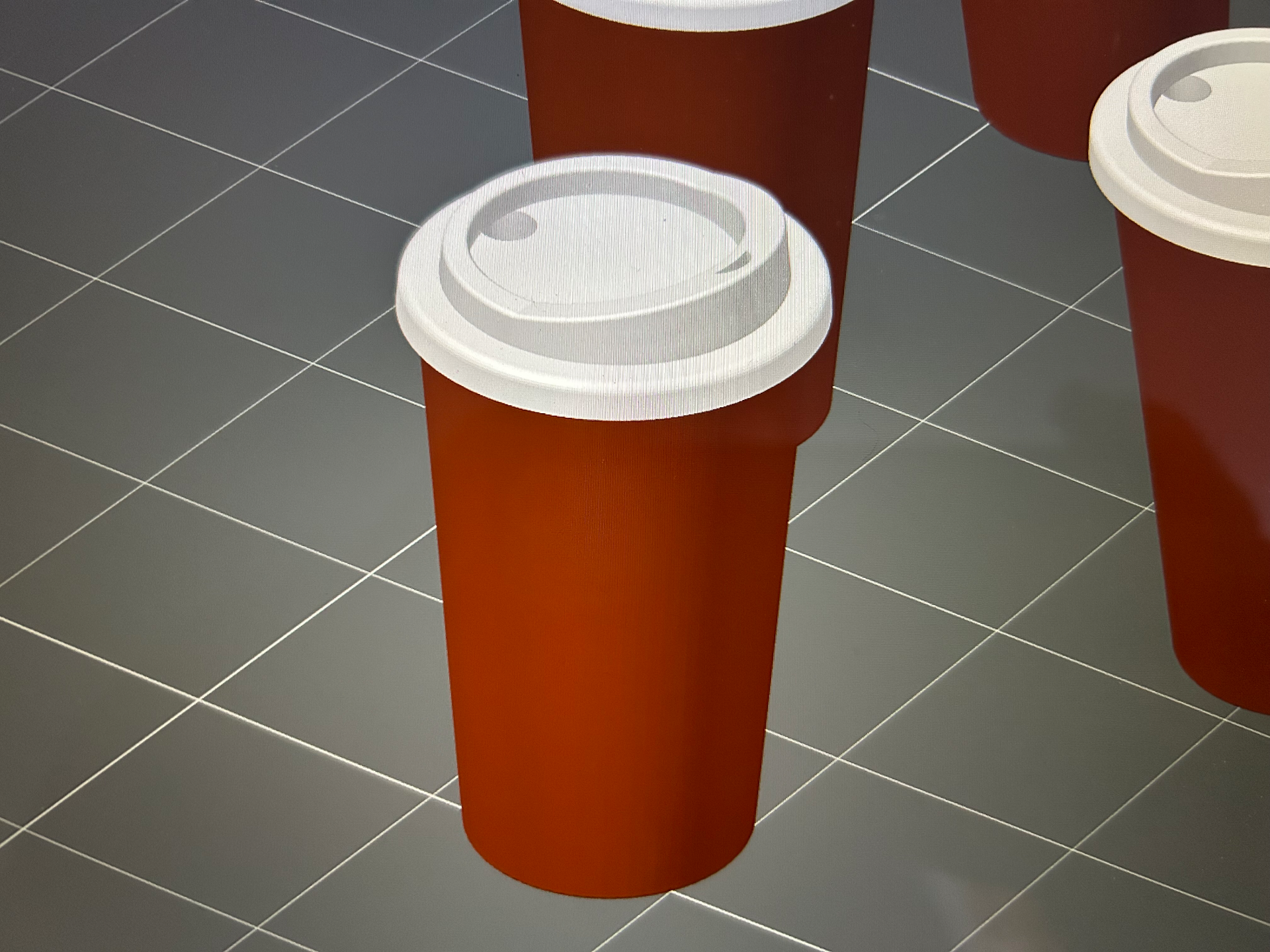 Coffee Cup Keychain
