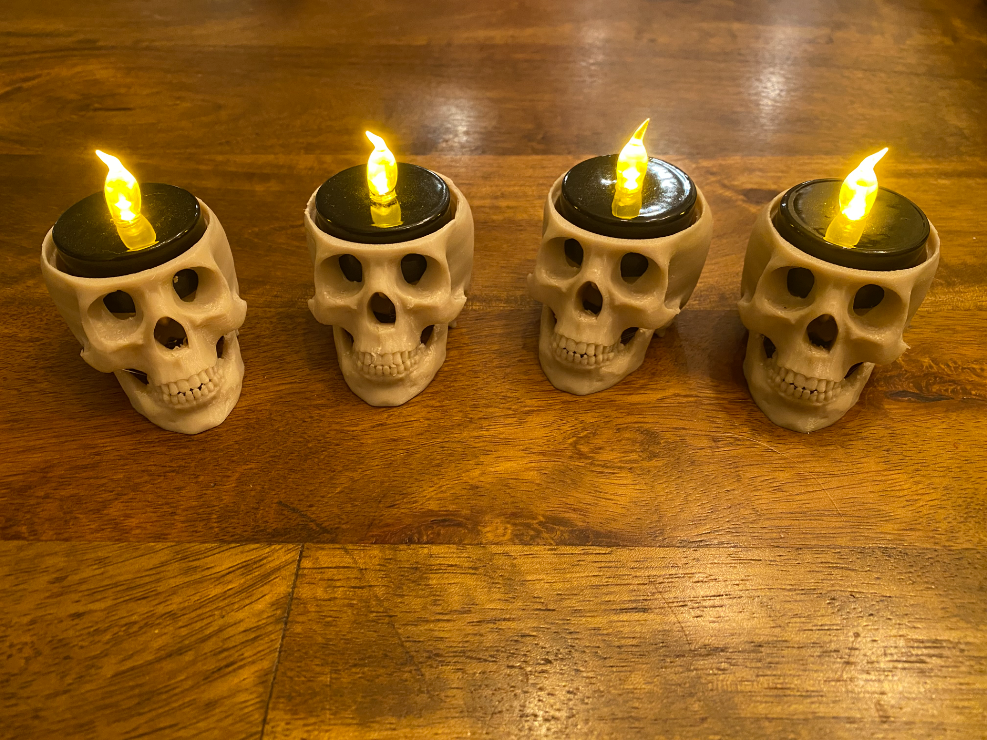 Skull Candle Tealight Holder