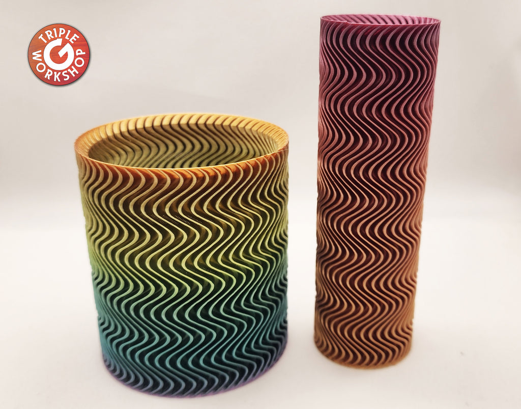 Wavy Spiral Vase Set