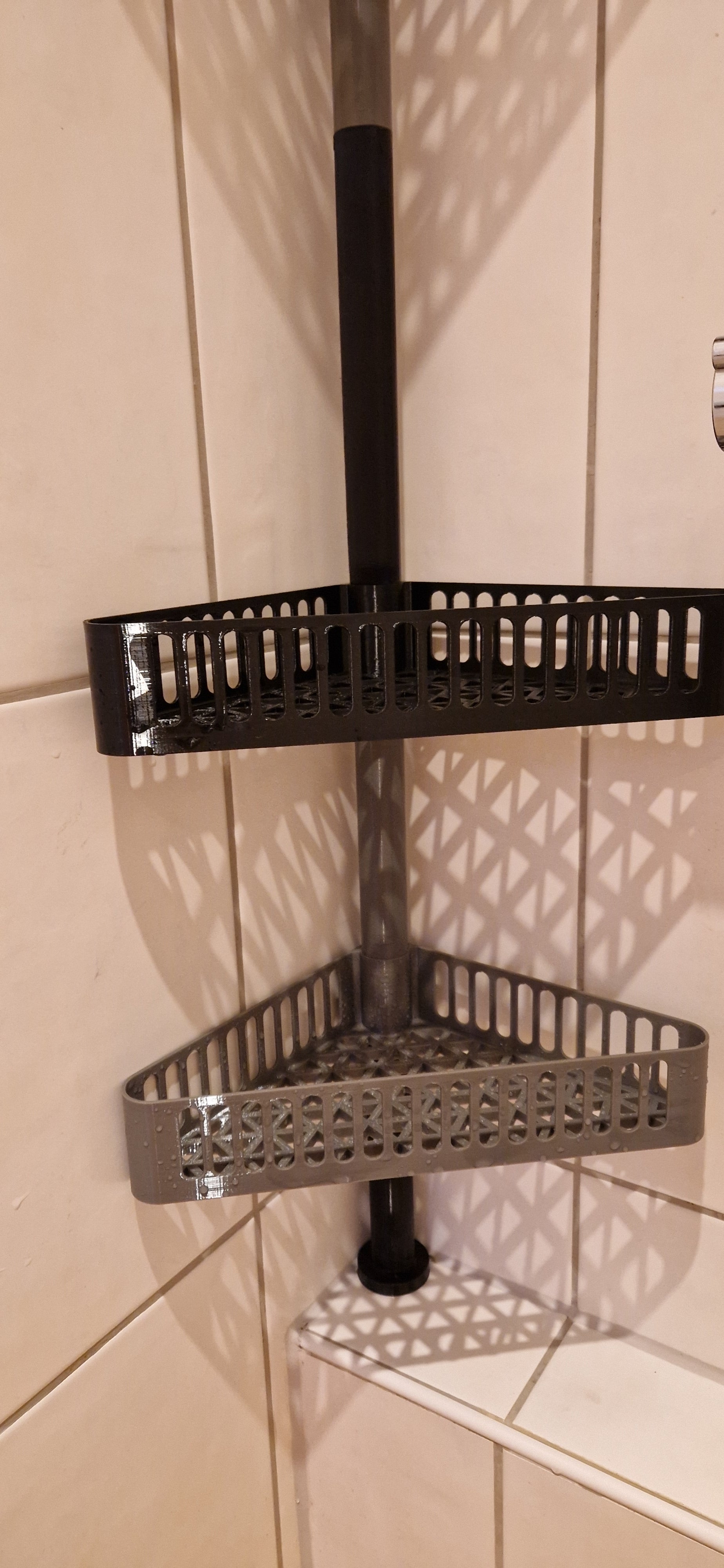Dusch Stangen Teleskop Korb