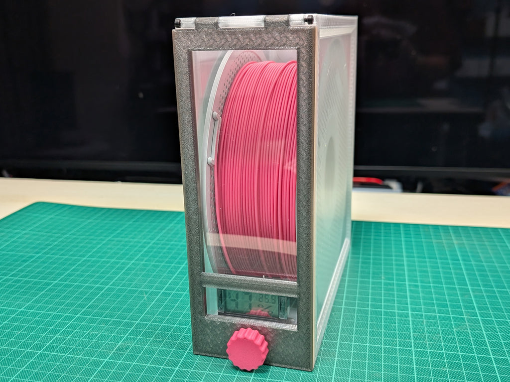 Stackable Filament Case with Clear Window