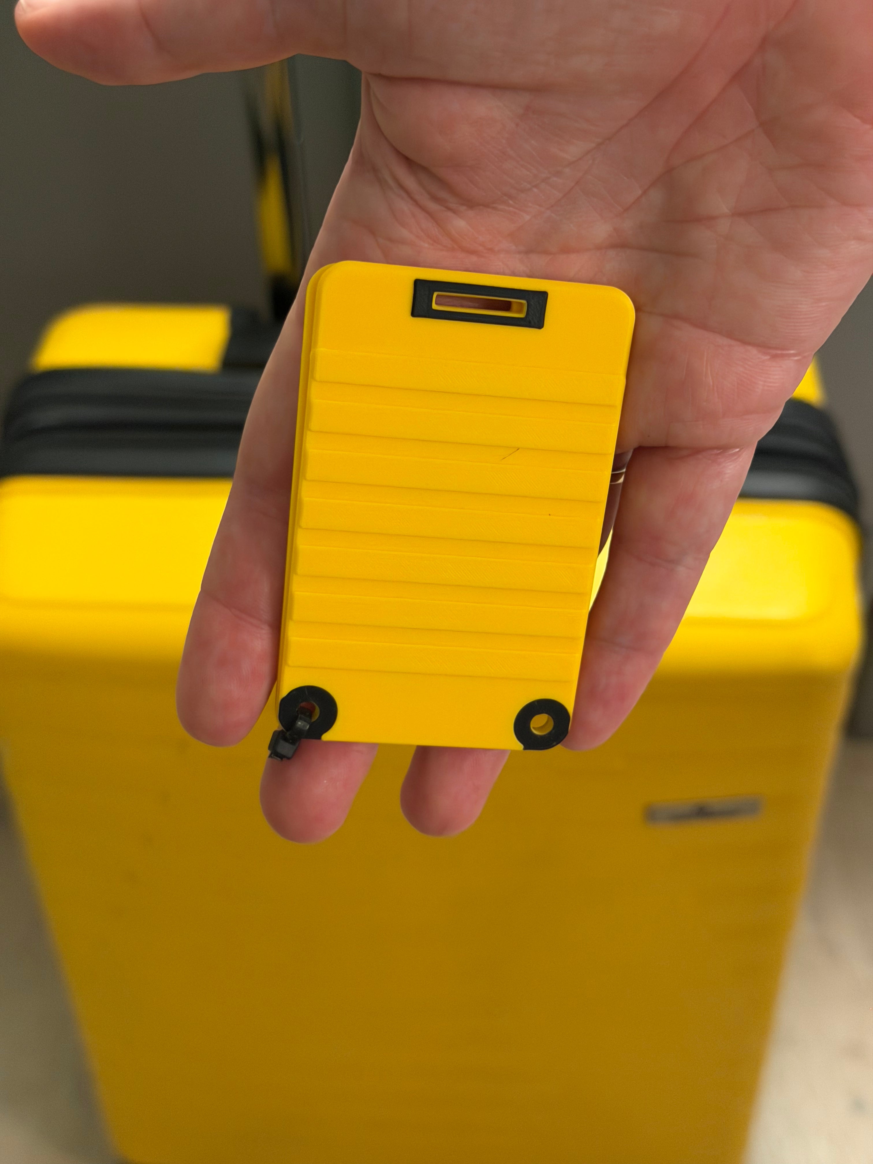 Two Part Luggage Tag