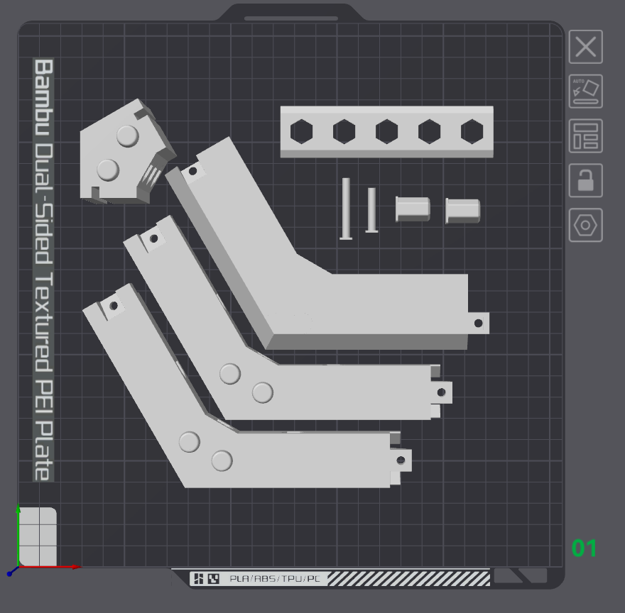 MedalDisplay Hex - The Modular 3D Printable Display Case