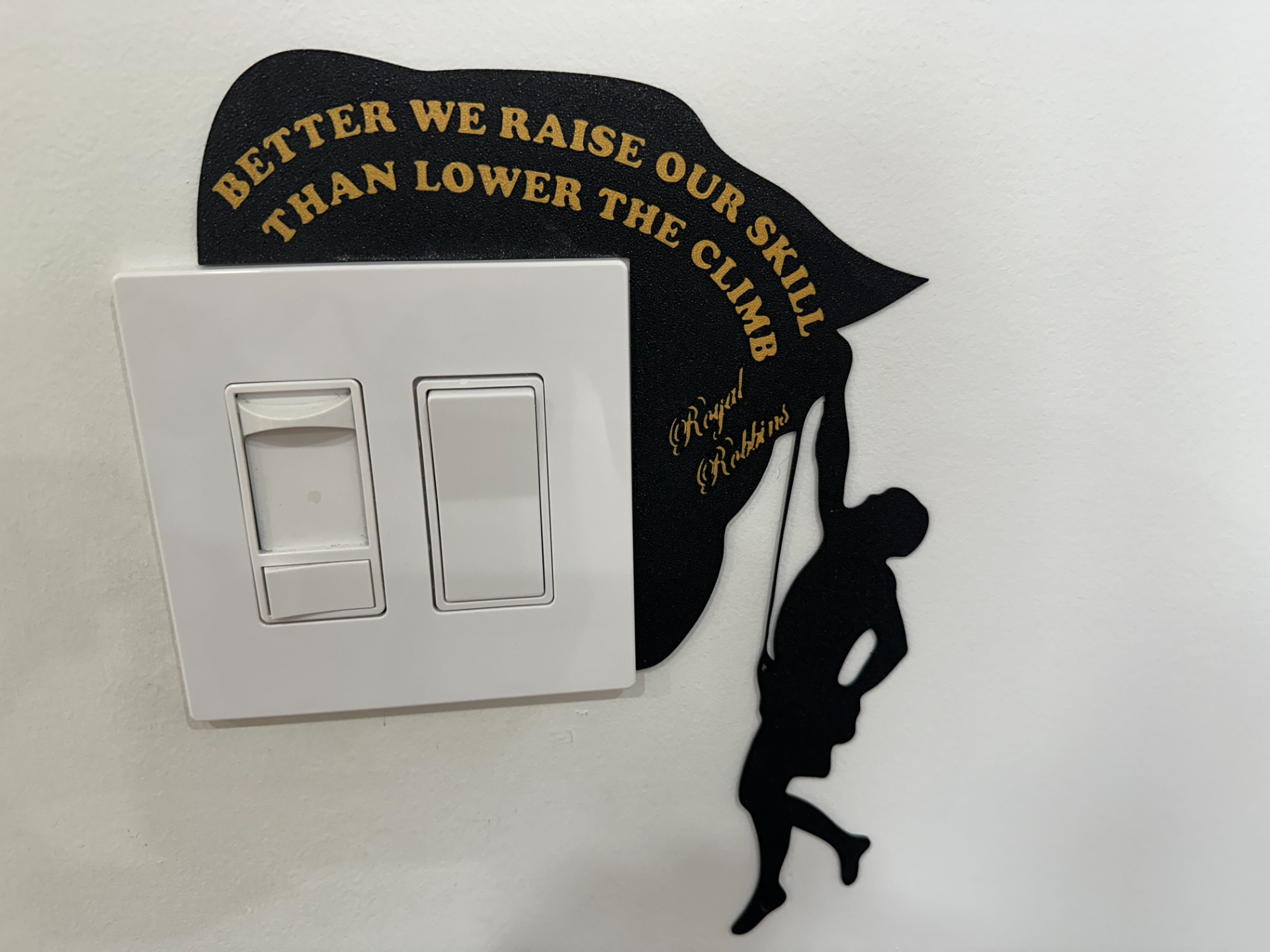 Rock Climber Door Corner